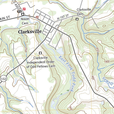 United States Geological Survey Clarksville, OH (2023, 24000-Scale) digital map