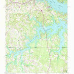 United States Geological Survey Clarksville South, VA-NC (1968, 24000-Scale) digital map