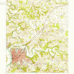United States Geological Survey Clarksville, TN (1951, 24000-Scale) digital map