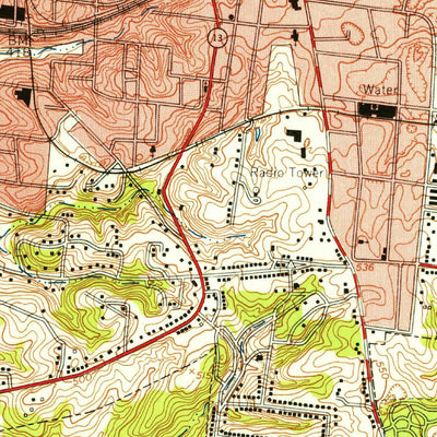 United States Geological Survey Clarksville, TN (1951, 24000-Scale) digital map