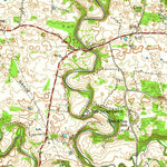 United States Geological Survey Clarksville, TN-KY (1957, 62500-Scale) digital map
