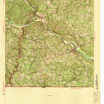 United States Geological Survey Clarksville, VA-NC (1943, 62500-Scale) digital map