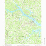 United States Geological Survey Clarksville, VA-NC (1957, 62500-Scale) digital map