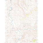 United States Geological Survey Clarno, OR (1988, 24000-Scale) digital map