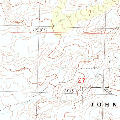United States Geological Survey Clarno, OR (1988, 24000-Scale) digital map