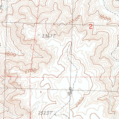 United States Geological Survey Clarno, OR (1988, 24000-Scale) digital map