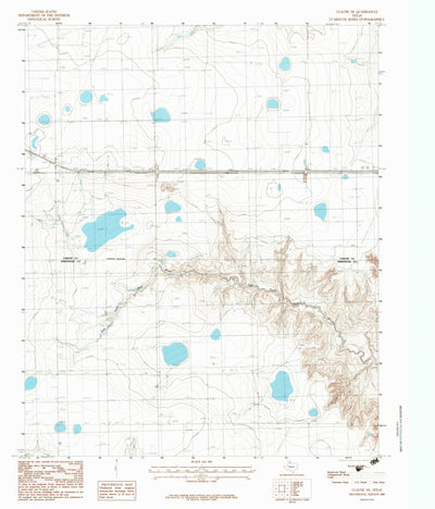 United States Geological Survey Claude NE, TX (1983, 24000-Scale) digital map