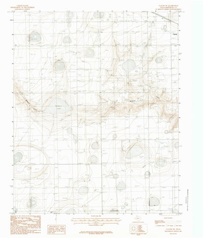 United States Geological Survey Claude SW, TX (1983, 24000-Scale) digital map
