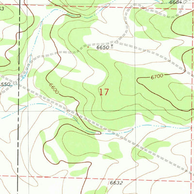 United States Geological Survey Claunch, NM (1981, 24000-Scale) digital map