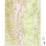 United States Geological Survey Clause Peak, WY (1996, 24000-Scale) digital map