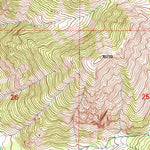 United States Geological Survey Clause Peak, WY (1996, 24000-Scale) digital map