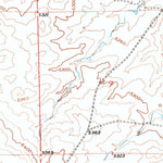 United States Geological Survey Clausen Ranch, WY (1949, 24000-Scale) digital map
