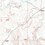 United States Geological Survey Clausen Ranch, WY (1949, 24000-Scale) digital map
