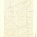 United States Geological Survey Clausen Ranch, WY (1950, 24000-Scale) digital map