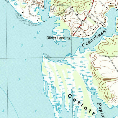 United States Geological Survey Clay Bank, VA (1984, 24000-Scale) digital map