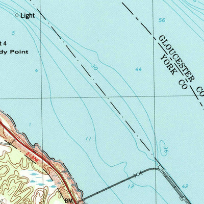 United States Geological Survey Clay Bank, VA (1984, 24000-Scale) digital map