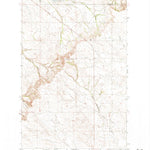 United States Geological Survey Clay Butte, MT (1972, 24000-Scale) digital map