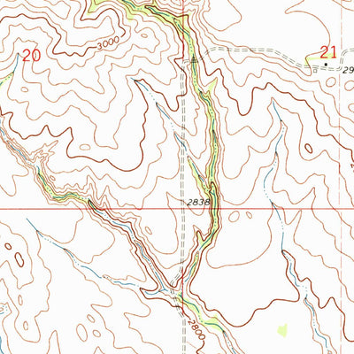 United States Geological Survey Clay Butte, MT (1972, 24000-Scale) digital map