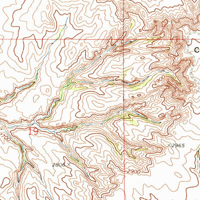 United States Geological Survey Clay Butte, MT (1972, 24000-Scale) digital map