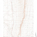 United States Geological Survey Clay Buttes SE, WY (1968, 24000-Scale) digital map