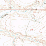 United States Geological Survey Clay Buttes SW, WY (1968, 24000-Scale) digital map