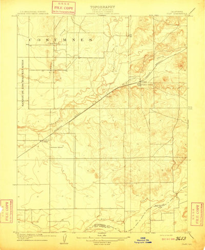 United States Geological Survey Clay, CA (1909, 31680-Scale) digital map