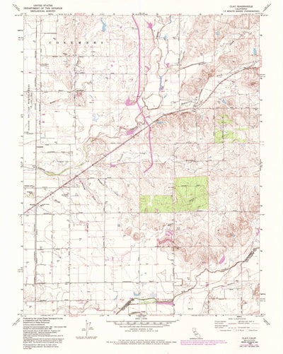 United States Geological Survey Clay, CA (1968, 24000-Scale) digital map