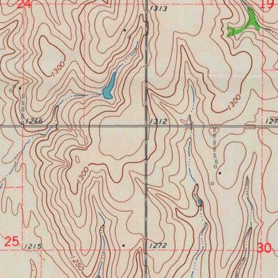 United States Geological Survey Clay Center NW, KS (1964, 24000-Scale) digital map