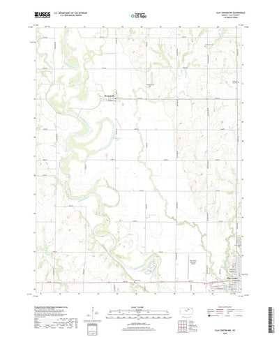 United States Geological Survey Clay Center NW, KS (2018, 24000-Scale) digital map