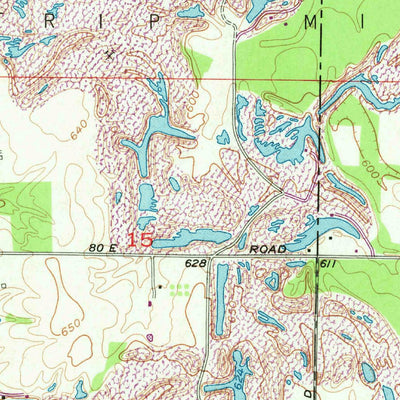 United States Geological Survey Clay City, IN (1957, 24000-Scale) digital map