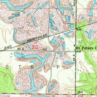 United States Geological Survey Clay City, IN (1957, 24000-Scale) digital map