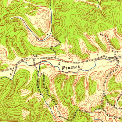 United States Geological Survey Clay City, KY (1952, 24000-Scale) digital map