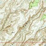 United States Geological Survey Clay Hills, UT (1954, 62500-Scale) digital map