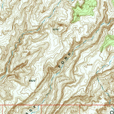 United States Geological Survey Clay Hills, UT (1954, 62500-Scale) digital map
