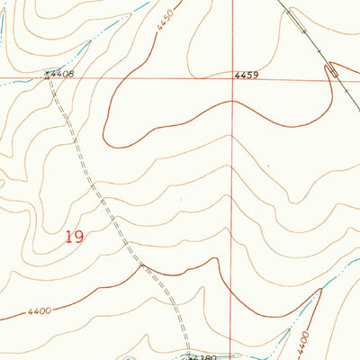United States Geological Survey Clay Ranch, CO (1971, 24000-Scale) digital map