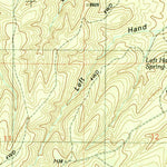 United States Geological Survey Clay Springs, AZ (1990, 24000-Scale) digital map