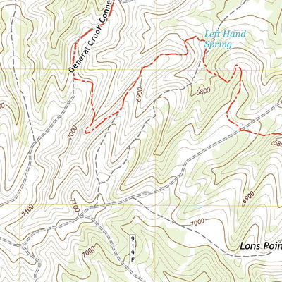 United States Geological Survey Clay Springs, AZ (2021, 24000-Scale) digital map