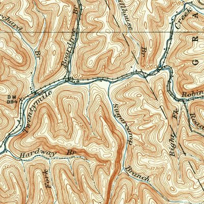 United States Geological Survey Clay, WV (1908, 62500-Scale) digital map
