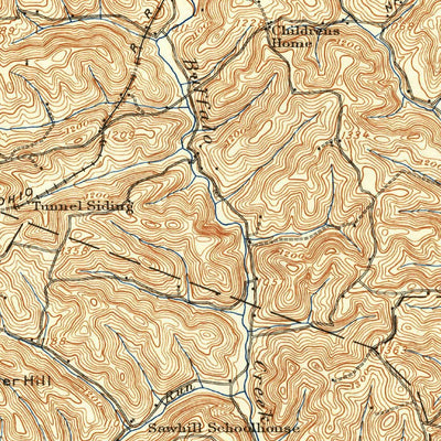 United States Geological Survey Claysville, PA (1907, 62500-Scale) digital map