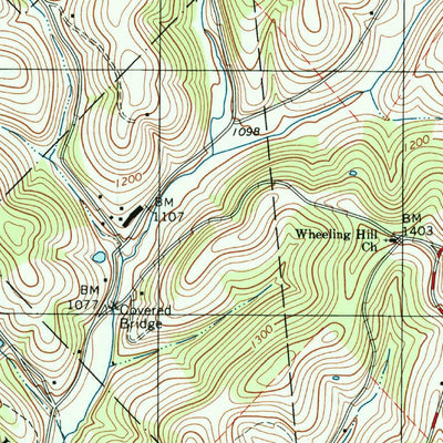 United States Geological Survey Claysville, PA (1998, 24000-Scale) digital map