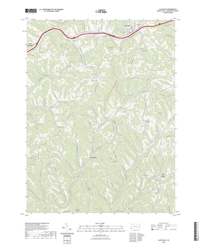 United States Geological Survey Claysville, PA (2023, 24000-Scale) digital map