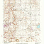 United States Geological Survey Clayton Basin, NM (1942, 62500-Scale) digital map