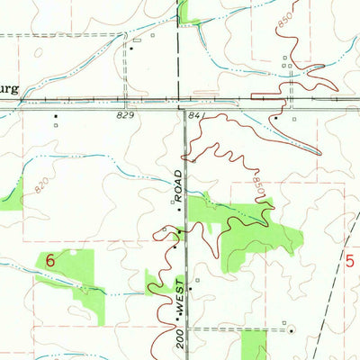 United States Geological Survey Clayton, IN (1970, 24000-Scale) digital map