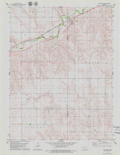 United States Geological Survey Clayton, KS (1978, 24000-Scale) digital map