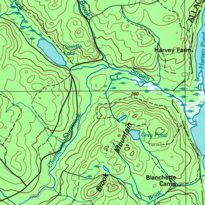United States Geological Survey Clayton Lake, ME (1993, 100000-Scale) digital map