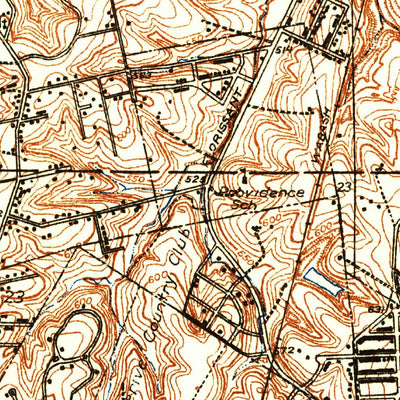 United States Geological Survey Clayton, MO (1933, 24000-Scale) digital map
