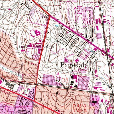 United States Geological Survey Clayton, MO (1954, 24000-Scale) digital map