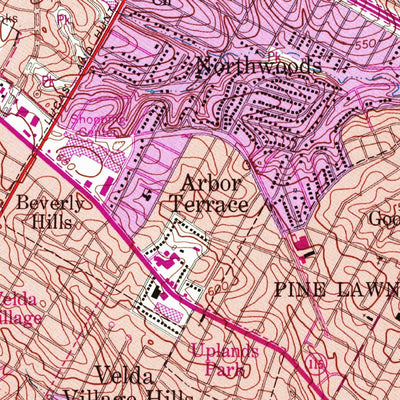 United States Geological Survey Clayton, MO (1954, 24000-Scale) digital map