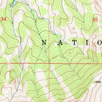 United States Geological Survey Clayton Mountain, WY (1991, 24000-Scale) digital map