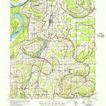 United States Geological Survey Clayton, MS-AR (1955, 62500-Scale) digital map